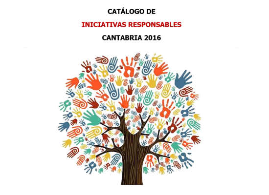 Iniciativas responsables de Cantabria