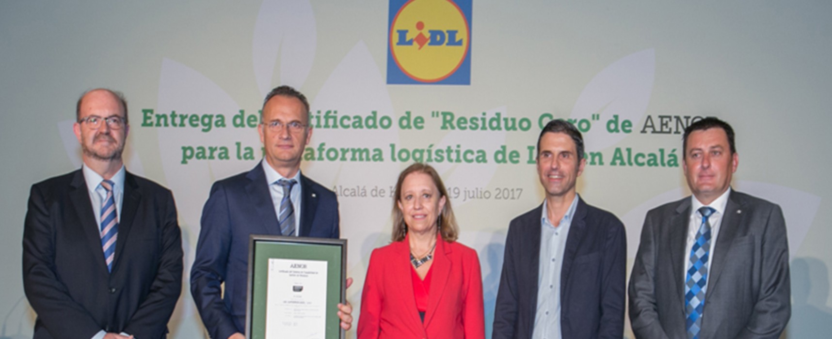 Lidl, pionera del sector en obtener el certificado «Residuo Cero» de AENOR