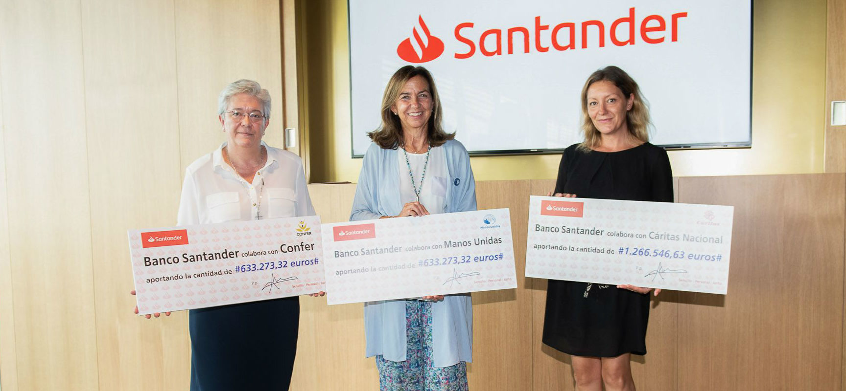 Santander entrega 2,6 millones a proyectos de inserción socio-laboral